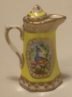 French Peacock Chocolate Pot by Christopher Whitford