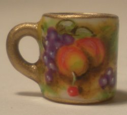Royal Worcestor Fruit Coffee Mug by Christopher Whitford