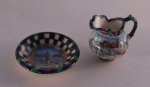 Village Check Pitcher & Bowl by Christopher Whitford