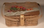 Picnic Basket Fruit in Basket by Josephine Meyer