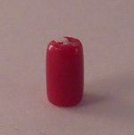 Hand Dipped Candle Raspberry by Bea's