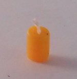 Hand Dipped Candle Yellow by Bea's