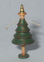 Girl Christmas Tree by Veronique Bailleul