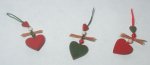 Double Heart Ornament by Veronique Bailleul