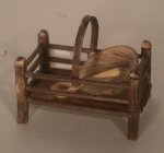 Basket w/Wood Bowl & Spoon by Jan Grygiel