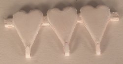 Triple Heart Robe/Coat Hook Pink by Syreeta's
