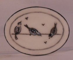 Florence Oval Tray by Christopher Whitford