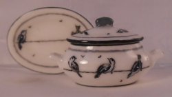 Florence Oval Tureen w/Tray by Christopher Whitford