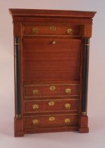 Beidermeir Desk Hand Painted Detai by Clement Derby #G *estate*