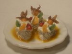 Fruit Top Meringues by Linda Cummings