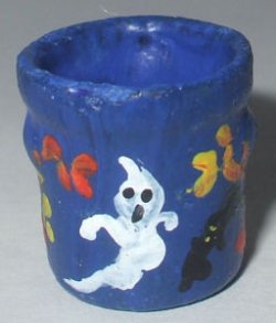 Halloween Crock by Linda Silar