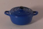 Enamel Round Pot Chef Collection Blue by TYA