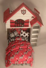 Dalmation Fire Station Playhouse Bed by Twinkling Treasures