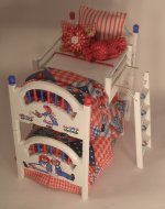 Raggedy Ann amd Andy Bunkbed set od 4 by Twinkling Treasures