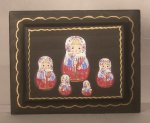 Russian Nesting Doll Plaque/Tray #4 by Alexander