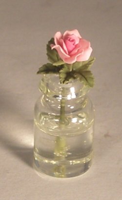 Rose in Vase #104 by Pat Richmond