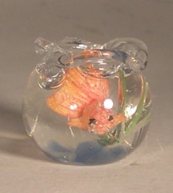 Fish Bowl w/Gold Fish by Pat Richmond
