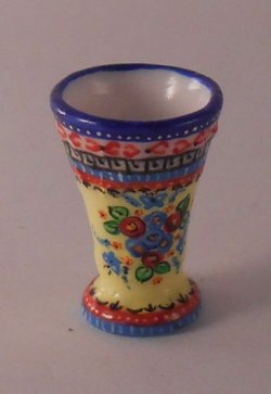 Polish Pattern Anna Flared Vase by Christopher Whitford