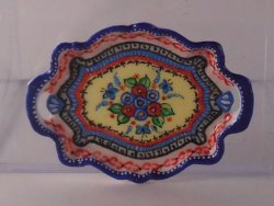 Polish Pattern Anna Handled Tray by Christopher Whitford