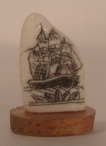 Scrimshaw Carving #1 by Arthur Werner