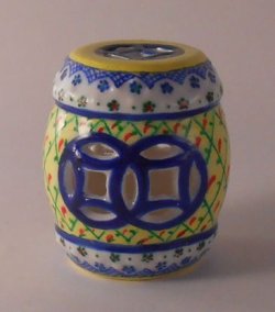 Polish Pattern Martyna Garden Seat by Christopher Whitford