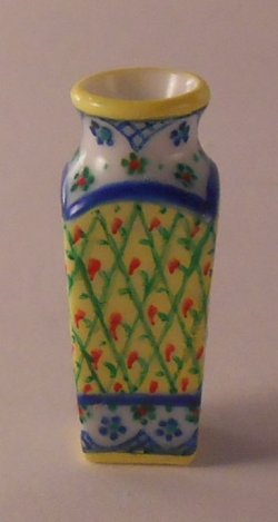 Polish Pattern Martyna Square Vase by Christopher Whitford