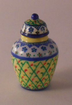 Polish Pattern Martyna Temple Jar by Christopher Whitford