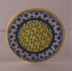 Polish Pattern Martyna Round Platter by Christopher Whitford