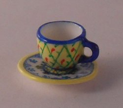 Polish Pattern Martyna Cup & Saucer by Christopher Whitford