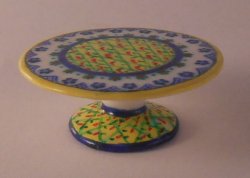 Polish Pattern Martyna Cake Stand by Christopher Whitford