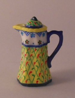 Polish Pattern Martyna Chocolate Pot by Christopher Whitford