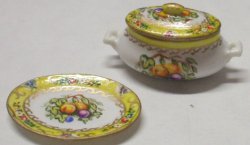 Spanish Fruit Tureen & Tray by Christopher Whitford