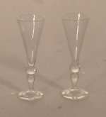 Beaded Champaigne Flutes set of 2 by Gerd Felka