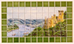 Castle on the Rhine by Tiny Ceramics