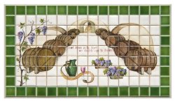 Wine Country Tile by Tiny Ceramics Wine Country Tile by Tiny Ceramics