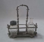 German Soft Metal Cruet Set #k German Soft Metal Cruet Set #k