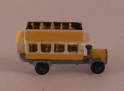 Double Decker Bus Yellow by Minnie Maria