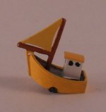 Sailboat Yellow by Minnie Maria