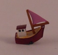 Sailboat Pink by Minnie Maria