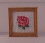 Rose by Needlework by Leslie