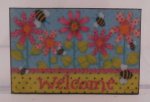 Door Mat #17 Welcome by Janet Nowicki