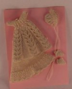 Christening Gown Set Ecru by A Touch of Class
