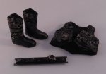 Designer Set Vest,Bet & Boots #1 by Prestige Leather