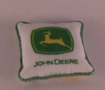 John Deere Pillow by Janet Nowicki