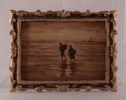 French Vintage Engraving Sur le rivage by Paola Ojeda