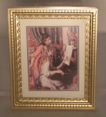 At The Piano by Renoir Print