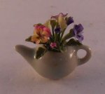 Flowers in Teapot by Pat Richmond