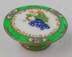 English Fruit Grape Cake Stand by Christopher Whitford