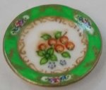 English Fruit Dessert Plate Cherry by Christopher Whitford
