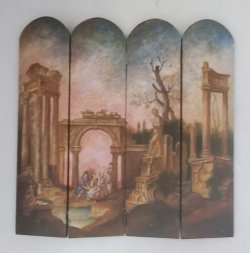 Greek Ruins Screen by Christopher Whitford